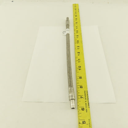 SSP Inc. ISST6TFE6DTA6DTA12 3/8" Stainless Steel Braided Duolok Tube 12"