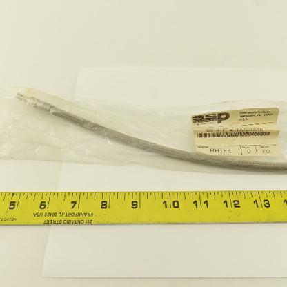 SSP Inc. ISST4TFE4DTA4DTA18 1/4" Stainless Steel Braided Duolok Tube 18"