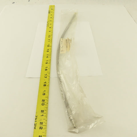 SSP Inc. ISST4TFE4DTA4DTA18 1/4" Stainless Steel Braided Duolok Tube 18"
