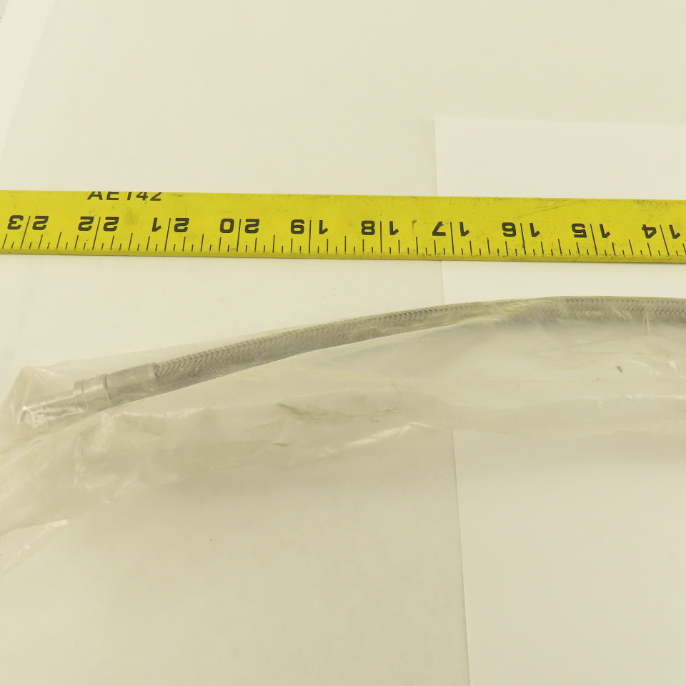SSP Inc. ISST4TFE4DTA4DTA18 1/4" Stainless Steel Braided Duolok Tube 18"