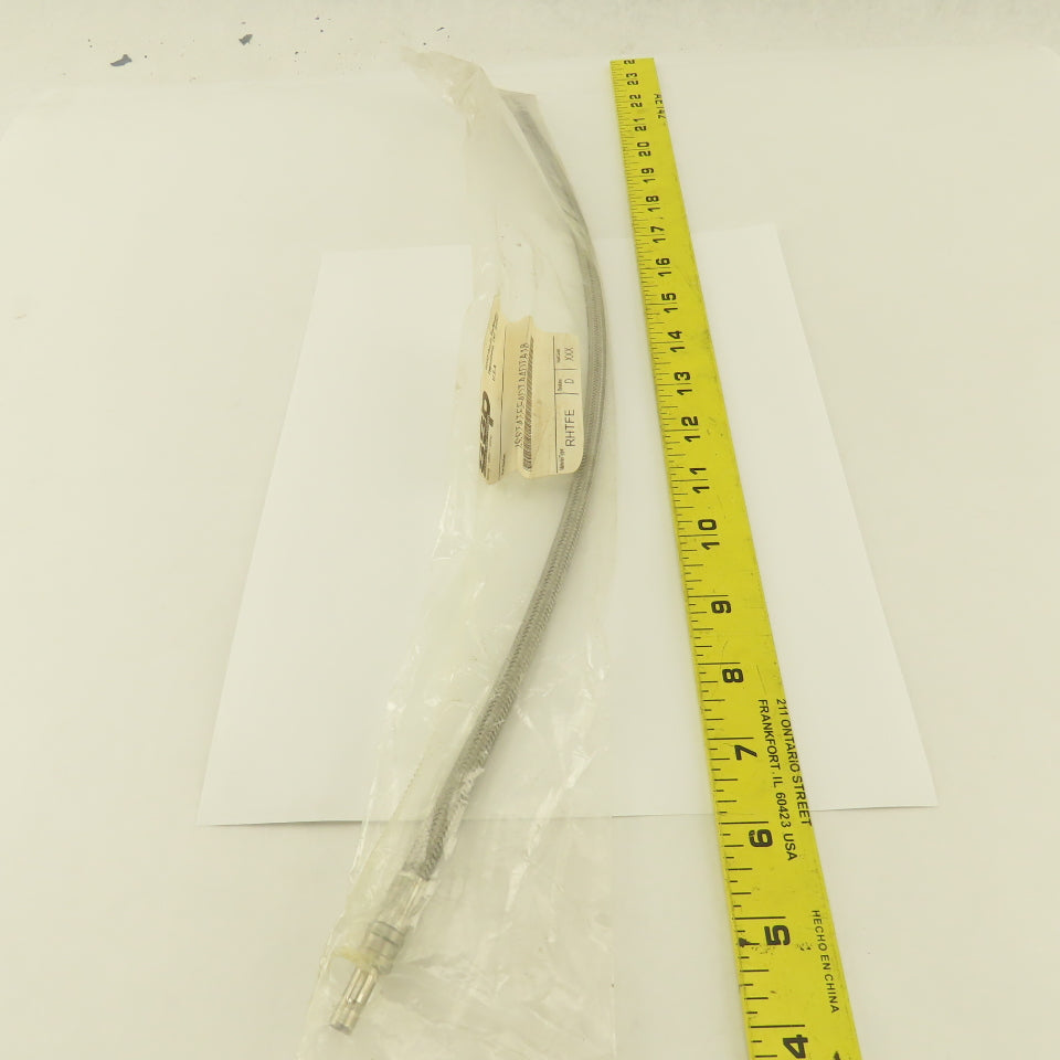 SSP Inc. ISST4TFE4DTA4DTA18 1/4" Stainless Steel Braided Duolok Tube 18"