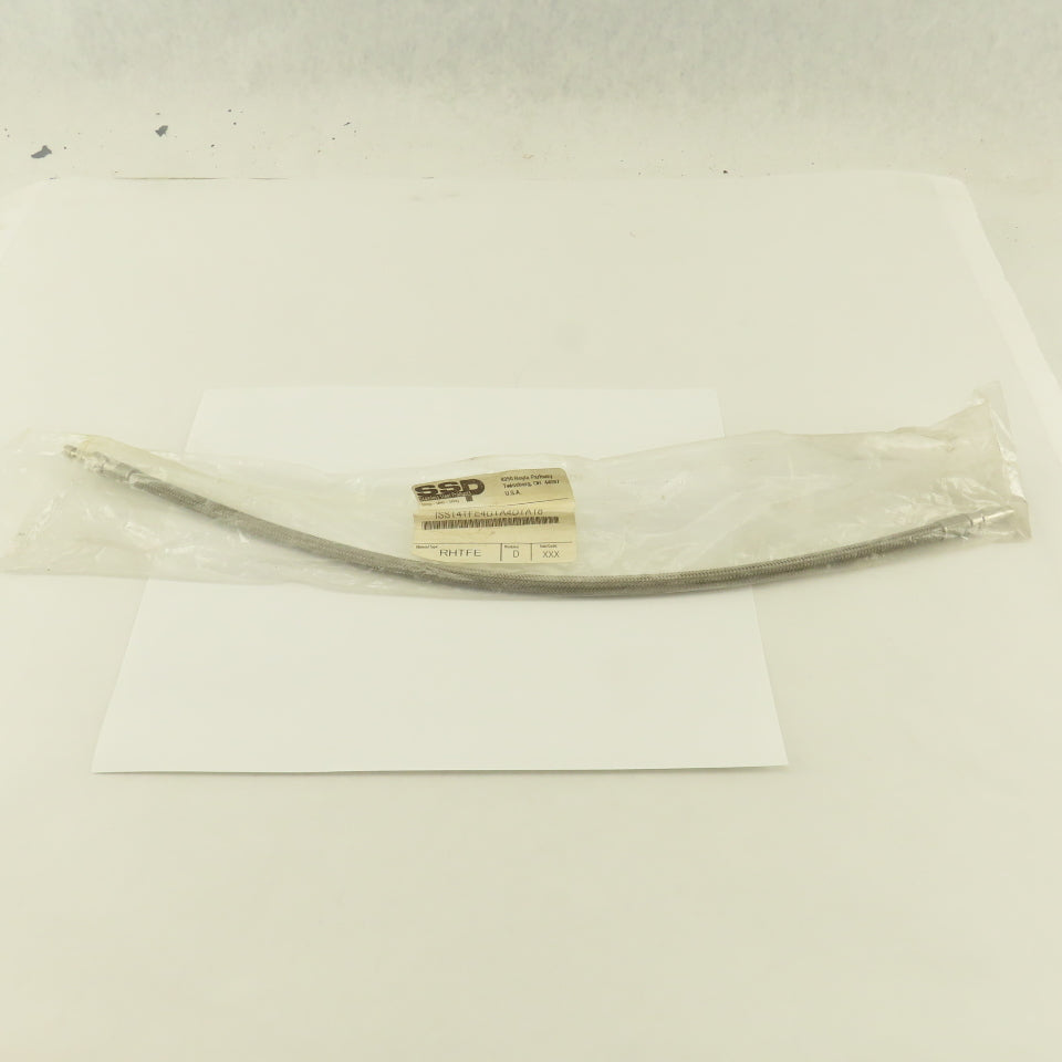 SSP Inc. ISST4TFE4DTA4DTA18 1/4" Stainless Steel Braided Duolok Tube 18"