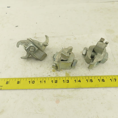 Steel City 1/2" Hot Dip Galvanized Conduit Edge Beam Clamp Lot Of 3