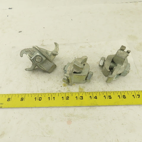 Steel City 1/2" Hot Dip Galvanized Conduit Edge Beam Clamp Lot Of 3
