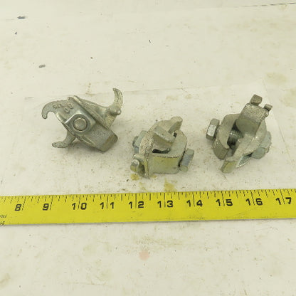 Steel City 1/2" Hot Dip Galvanized Conduit Edge Beam Clamp Lot Of 3