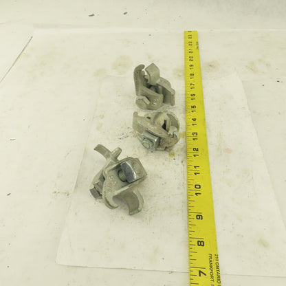 Steel City 1/2" Hot Dip Galvanized Conduit Edge Beam Clamp Lot Of 3