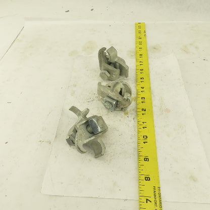 Steel City 1/2" Hot Dip Galvanized Conduit Edge Beam Clamp Lot Of 3