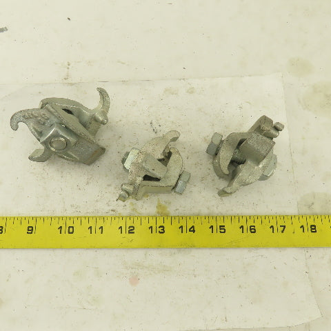 Steel City 1/2" Hot Dip Galvanized Conduit Edge Beam Clamp Lot Of 3