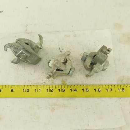 Steel City 1/2" Hot Dip Galvanized Conduit Edge Beam Clamp Lot Of 3