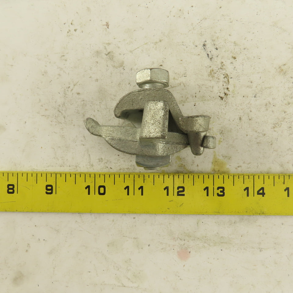 Steel City 1/2" Hot Dip Galvanized Conduit Edge Beam Clamp Lot Of 3