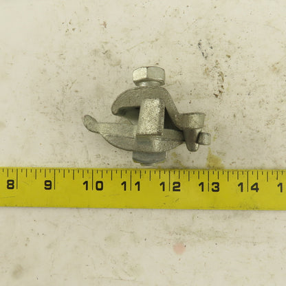 Steel City 1/2" Hot Dip Galvanized Conduit Edge Beam Clamp Lot Of 3