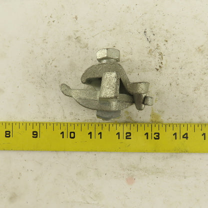 Steel City 1/2" Hot Dip Galvanized Conduit Edge Beam Clamp Lot Of 3