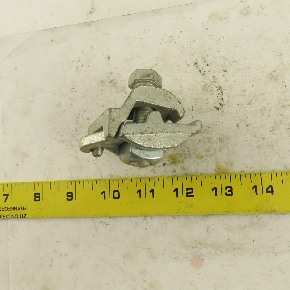 Steel City 1/2" Hot Dip Galvanized Conduit Edge Beam Clamp Lot Of 3