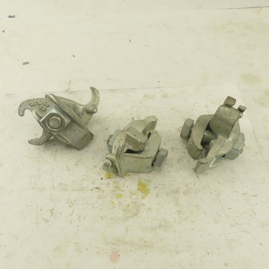 Steel City 1/2" Hot Dip Galvanized Conduit Edge Beam Clamp Lot Of 3