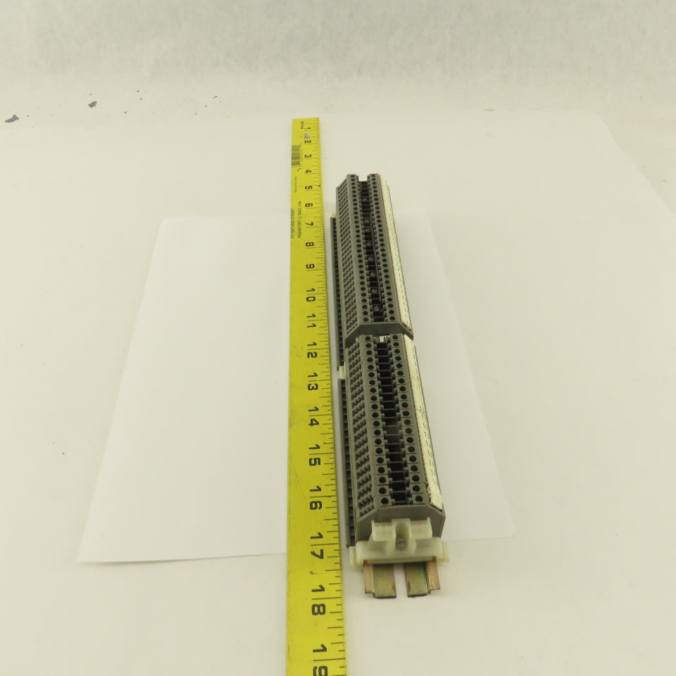 Wieland WK2.5/U 600V24-12AWG Single Pole Wire Terminal Blocks DIN Rail Lot Of 50