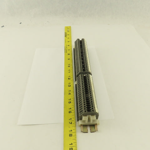 Wieland WK2.5/U 600V24-12AWG Single Pole Wire Terminal Blocks DIN Rail Lot Of 50