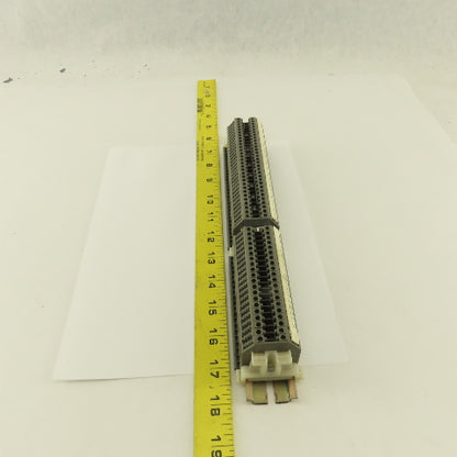 Wieland WK2.5/U 600V24-12AWG Single Pole Wire Terminal Blocks DIN Rail Lot Of 50