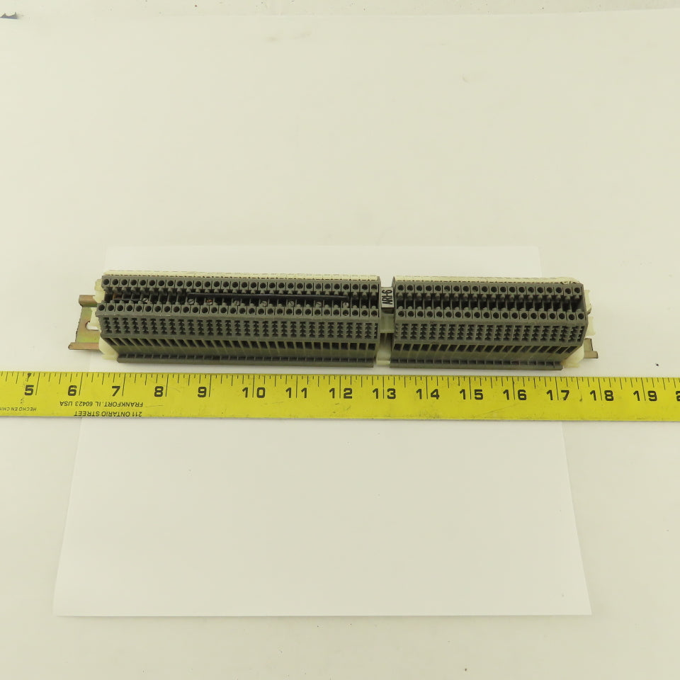 Wieland WK2.5/U 600V24-12AWG Single Pole Wire Terminal Blocks DIN Rail Lot Of 50