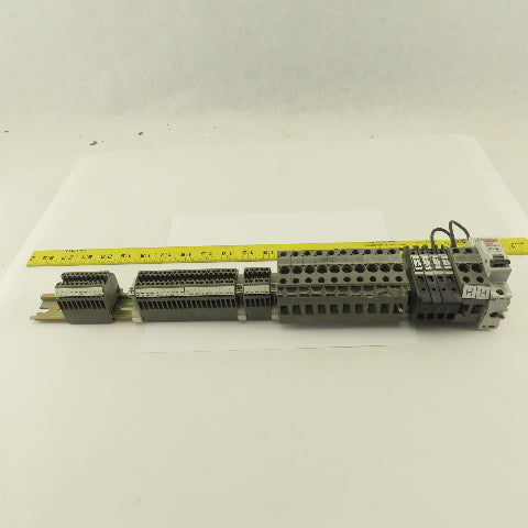 Wieland WK2.5/U 600V 24-12AWG Single Pole Wire Terminal Blocks Fuses Misc. 52Psc