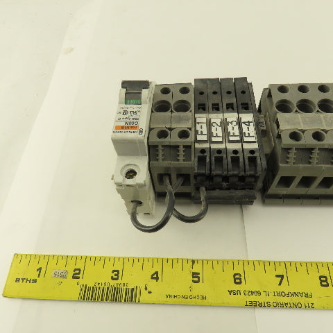 Wieland WK2.5/U 600V 24-12AWG Single Pole Wire Terminal Blocks Fuses Misc. 52Psc