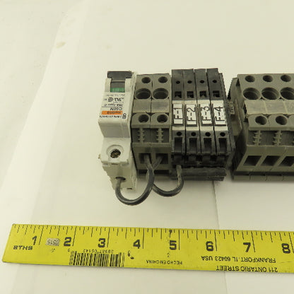 Wieland WK2.5/U 600V 24-12AWG Single Pole Wire Terminal Blocks Fuses Misc. 52Psc
