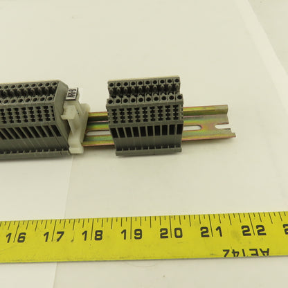 Wieland WK2.5/U 600V 24-12AWG Single Pole Wire Terminal Blocks Fuses Misc. 52Psc