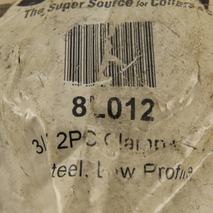 Stafford 8L012 3/4" Bore 2 Piece Steel Shaft Clamp Stop Collar Lot Of 2