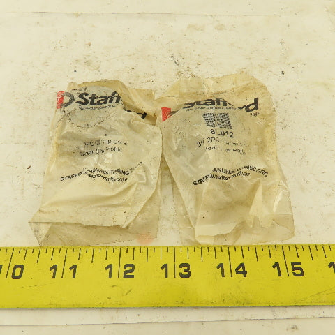 Stafford 8L012 3/4" Bore 2 Piece Steel Shaft Clamp Stop Collar Lot Of 2