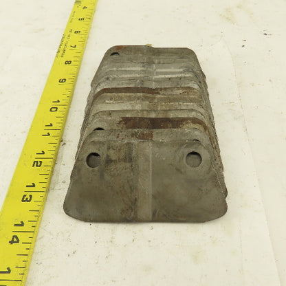 Hinged Steel Conveyor Belt Links 2-1/2" Pitch Side Wing plates Lot of 15