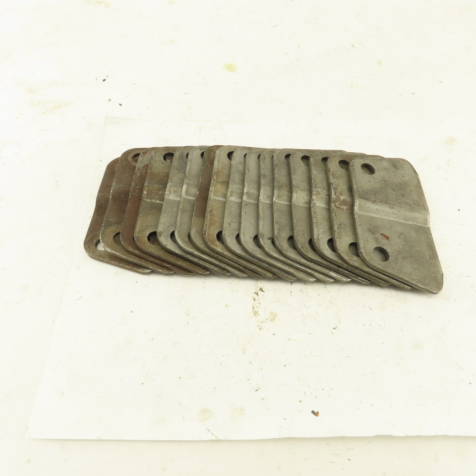 Hinged Steel Conveyor Belt Links 2-1/2" Pitch Side Wing plates Lot of 16