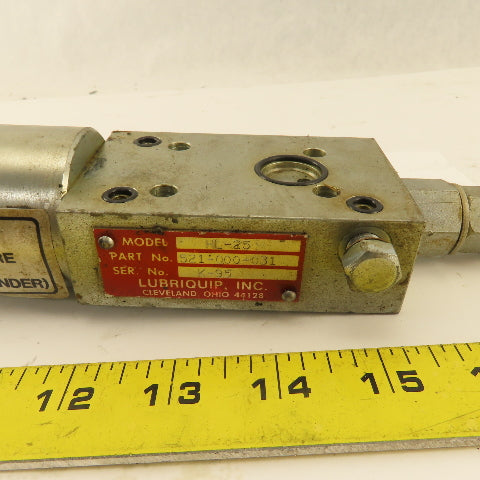 Lubriquip 521-000-031 HL-25 Lubrication Hydraulic Pump Assembly