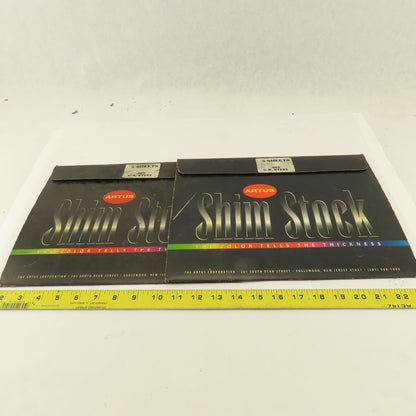 Artus 8" x12" x0.007 Steel Shim Stock 9 Sheets
