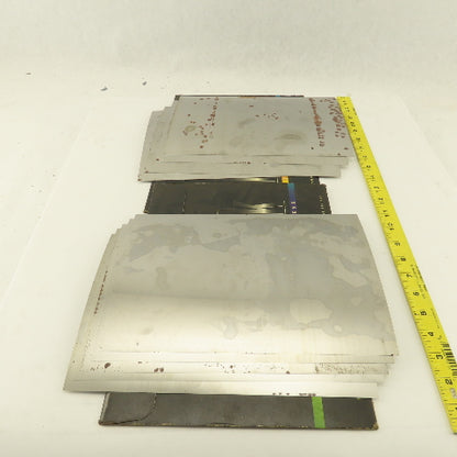 Artus 8" x12" x0.007 Steel Shim Stock 9 Sheets