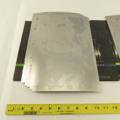 Artus 8" x12" x0.007 Steel Shim Stock 9 Sheets