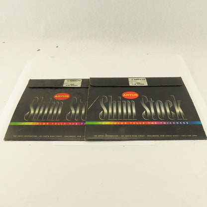 Artus 8" x12" x0.007 Steel Shim Stock 9 Sheets