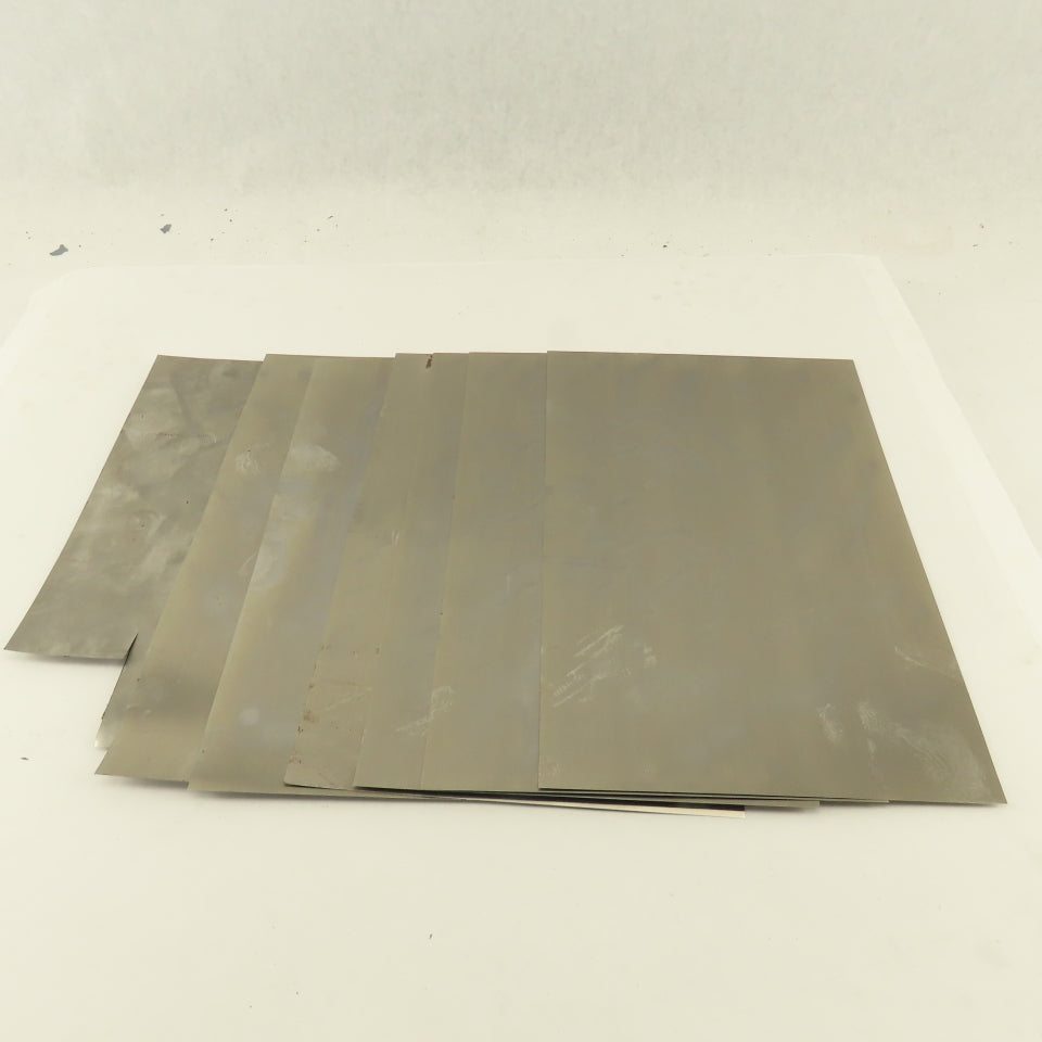 Artus 8" x12" x0.005 Steel Shim Stock 6 Sheets