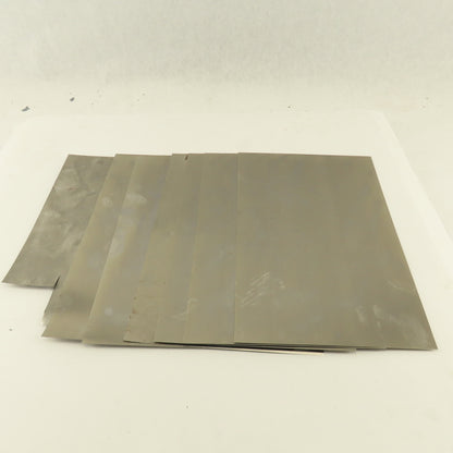 Artus 8" x12" x0.005 Steel Shim Stock 6 Sheets
