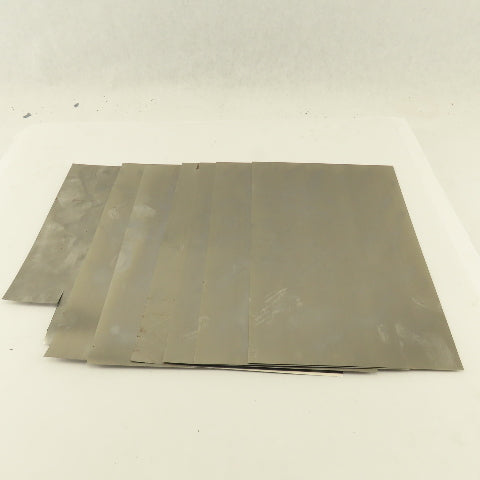 Artus 8" x12" x0.005 Steel Shim Stock 6 Sheets