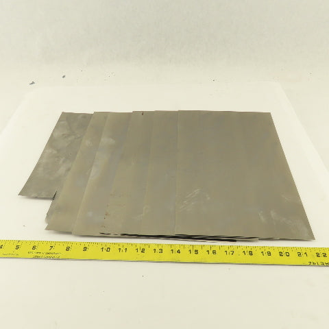 Artus 8" x12" x0.005 Steel Shim Stock 6 Sheets