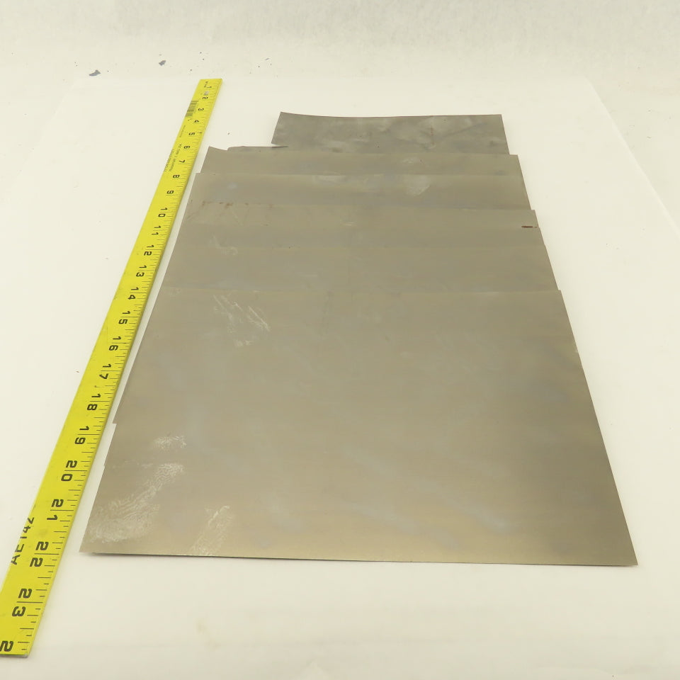 Artus 8" x12" x0.005 Steel Shim Stock 6 Sheets