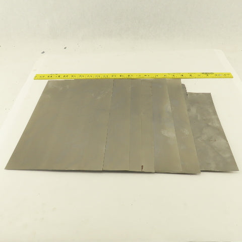 Artus 8" x12" x0.005 Steel Shim Stock 6 Sheets