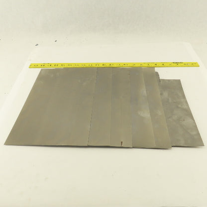 Artus 8" x12" x0.005 Steel Shim Stock 6 Sheets