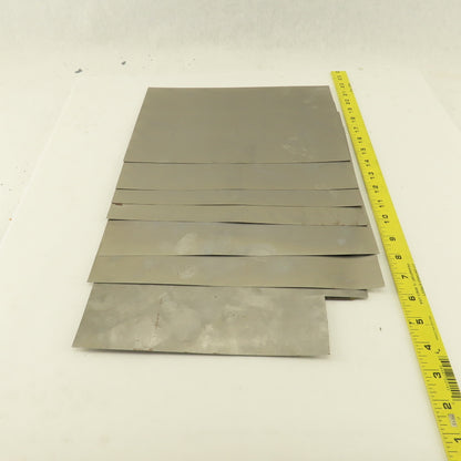 Artus 8" x12" x0.005 Steel Shim Stock 6 Sheets