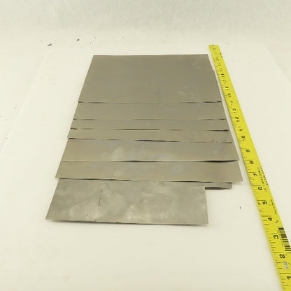 Artus 8" x12" x0.005 Steel Shim Stock 6 Sheets