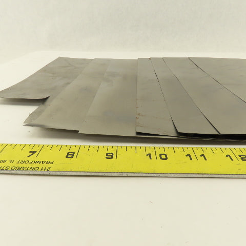 Artus 8" x12" x0.005 Steel Shim Stock 6 Sheets