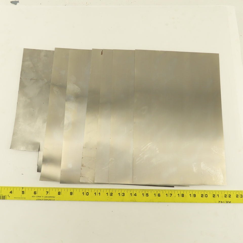 Artus 8" x12" x0.005 Steel Shim Stock 6 Sheets
