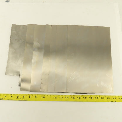 Artus 8" x12" x0.005 Steel Shim Stock 6 Sheets