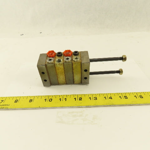 Trabon Lubriquip MJ-5T MJ-10S Modular Flow Divider Valve Block Assembly