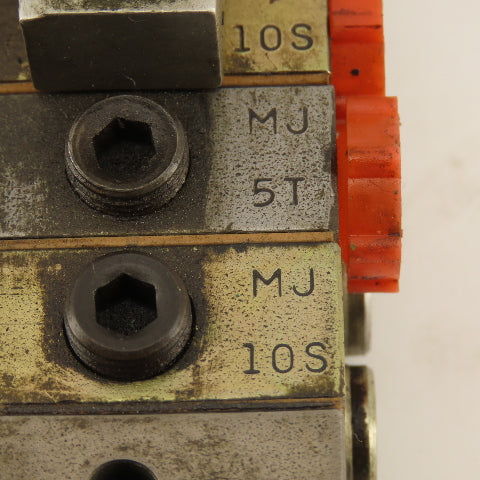 Trabon Lubriquip MJ-5T MJ-10S Modular Flow Divider Valve Block Assembly