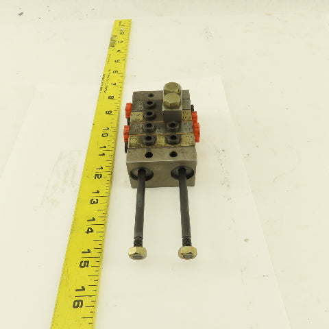 Trabon Lubriquip MJ-5T MJ-10S Modular Flow Divider Valve Block Assembly